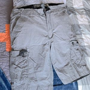 Mens grey cargo shorts. Size 34